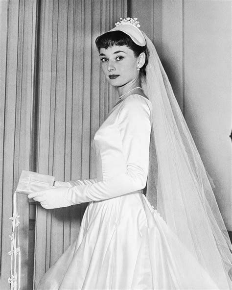 audrey hepburn wedding dress